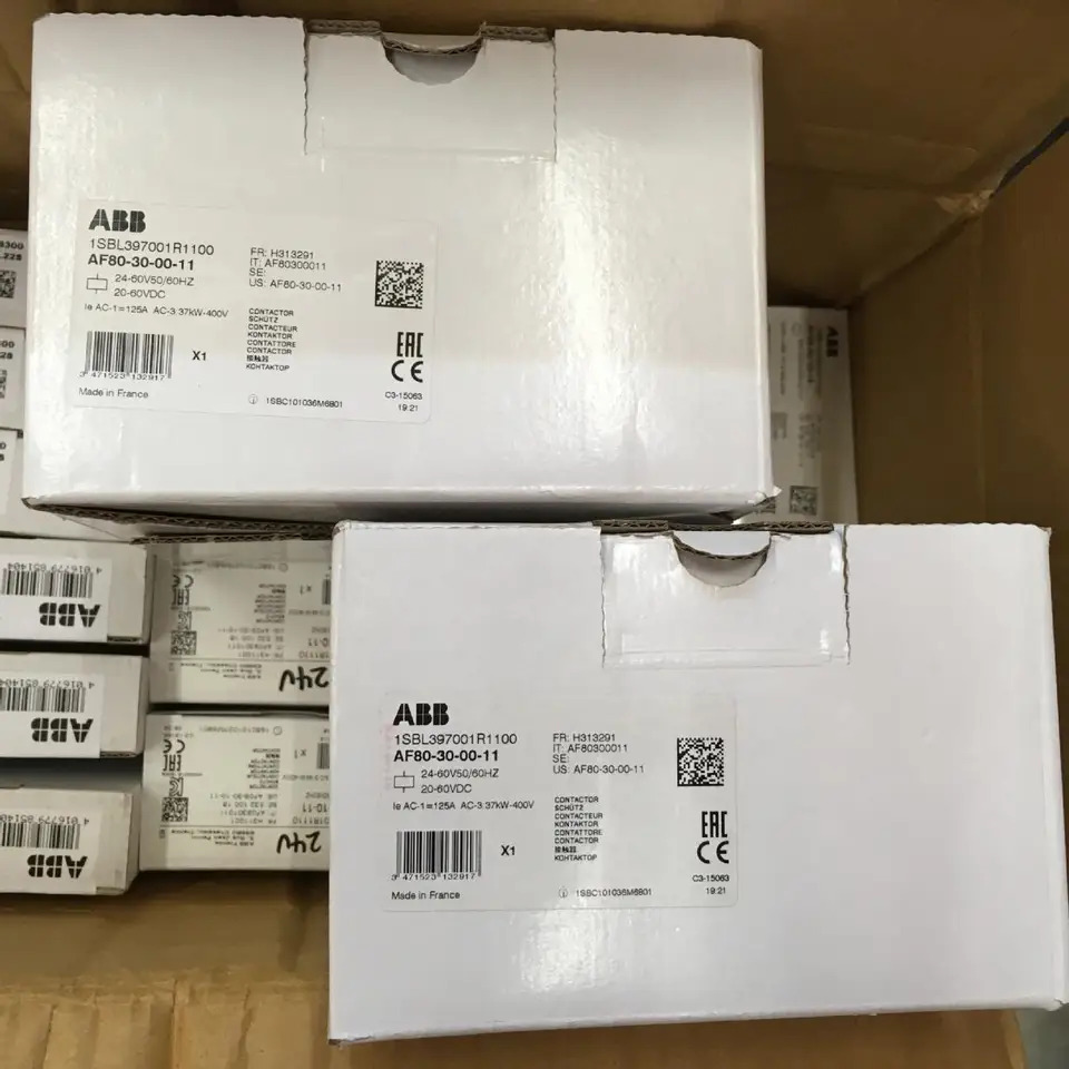 ABB 접촉기 AF80- 30-00-11x24-60V DC AC 일반 신