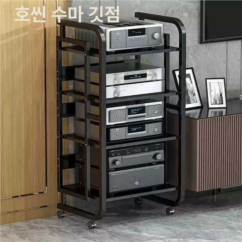 벽걸이 스피커스탠드 높이조절 오디오랙 거치대 진열장 받침 브래킷 - 상세 이미지 3