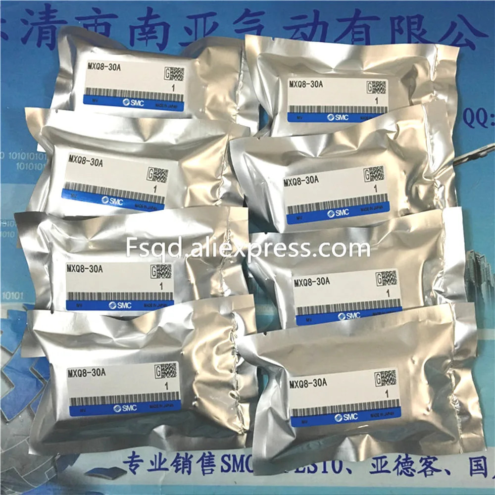 MXQ8-10A MXQ8-20A MXQ8-30A MXQ8-40A MXQ8-50A MXQ8-75A SMC 에어 슬라이드 테이블 실린더 공압 부품 MXQ 시리즈