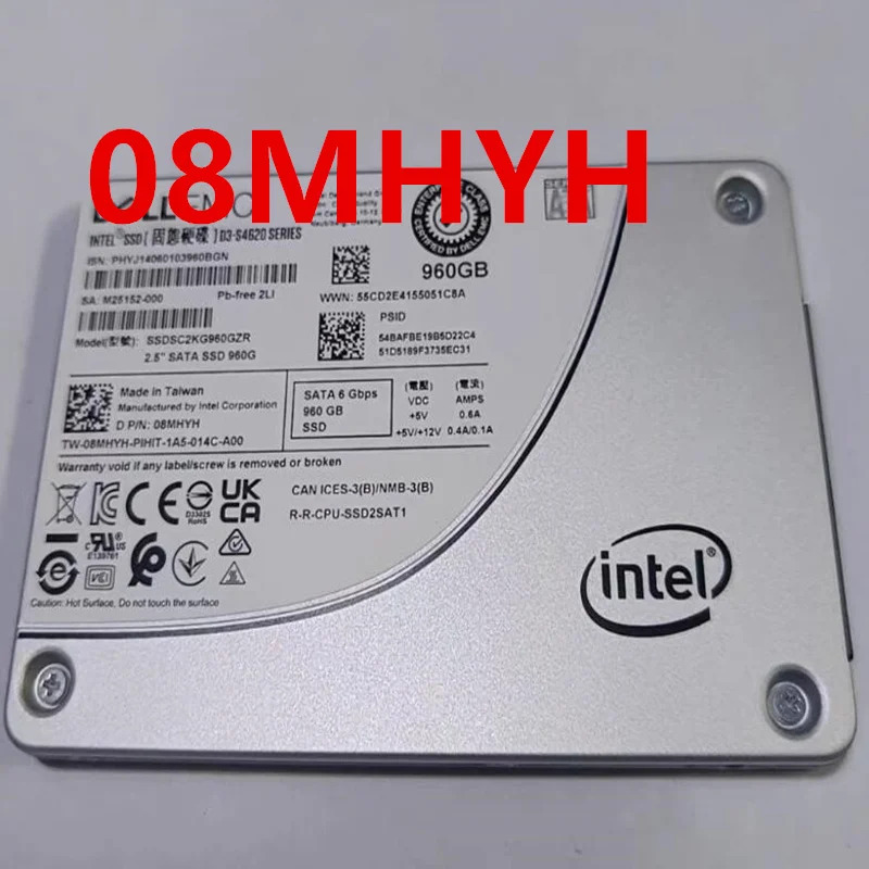 8MHYH 08MHYH 8RXV5 08RXV5DELL 960GB 1.92TB 2.5 SATA SSD거오리지널 솔리드 스테이트 드라이브