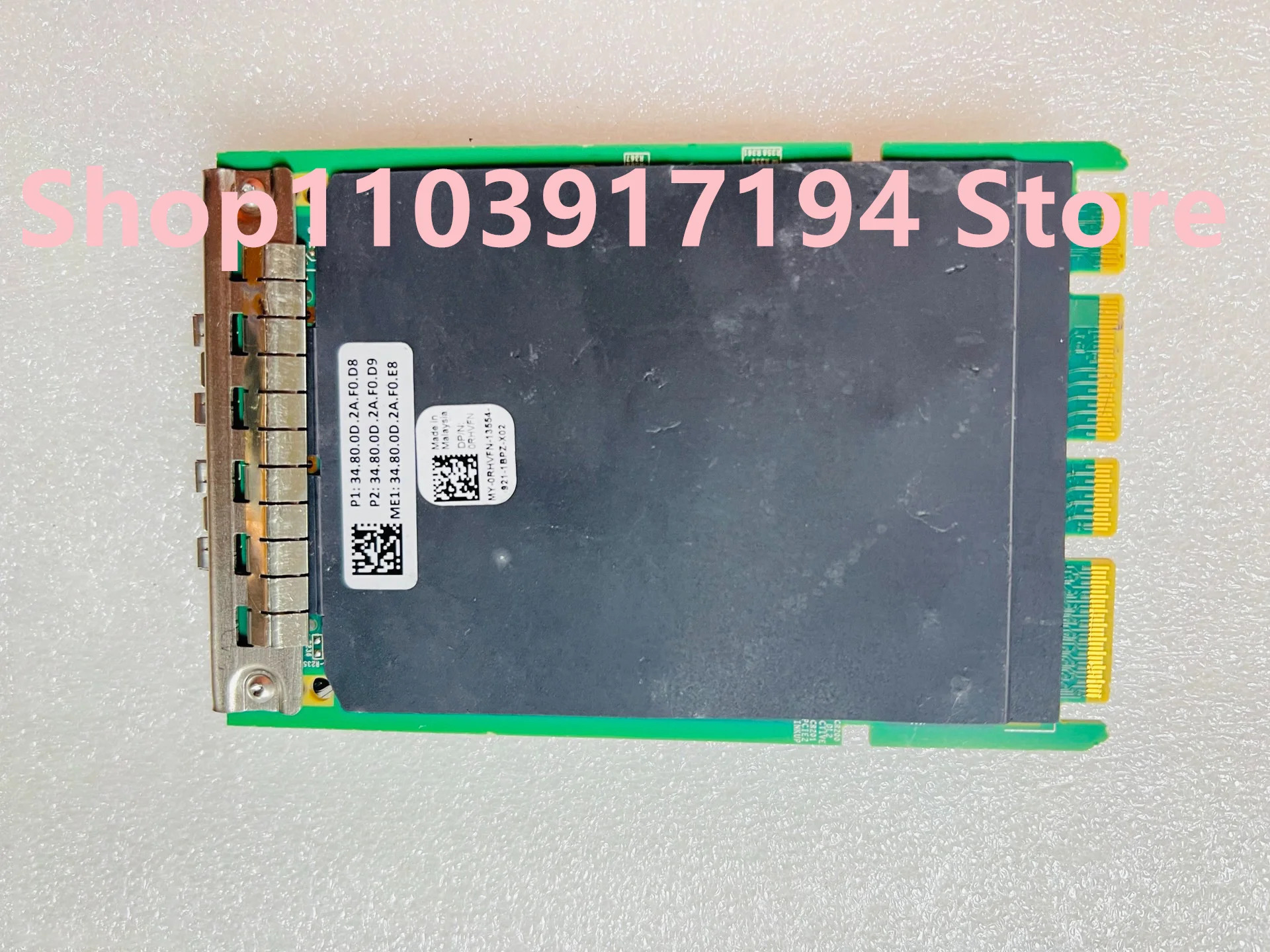 듀얼 포트 광섬유 네트워크 카드 델 0RHVFN OCP3.0 QL41132HQCU-DE기가비트