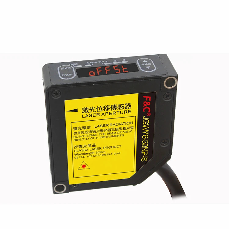JGWY6-30NP-S 변위센서 CMOS 센서 NPN PNP 출력 DC 전원공급장치 26-34mm