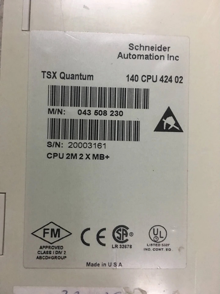 슈나이더 CPU 모듈 140CPU4240 2