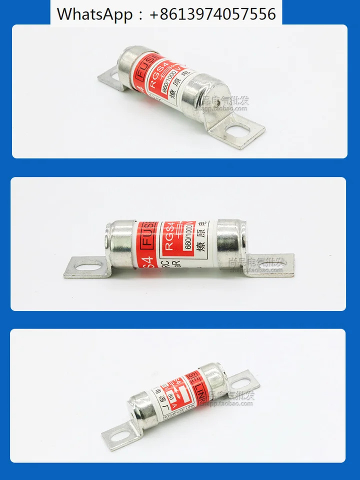 Liaoyuan 볼트 타입 고속 세라믹 퓨즈 코어 RGS4 660 V 1000V 32A40A50A63A100A125A개