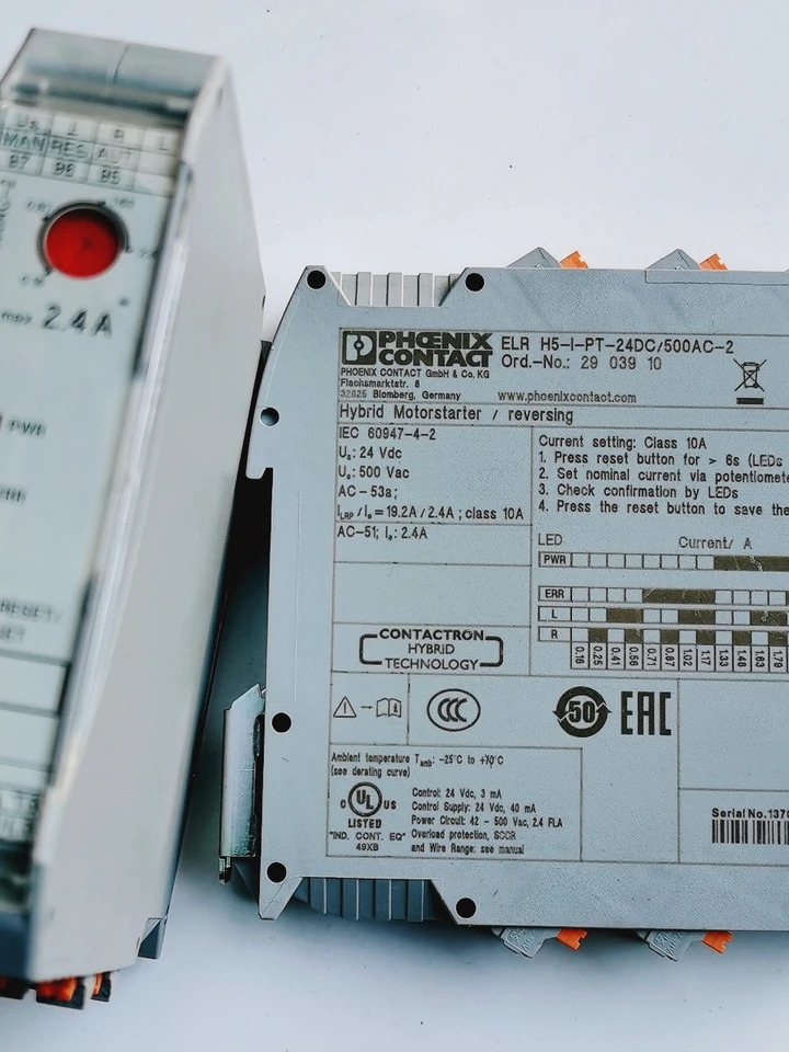피닉스 하이브리드 모터 스타터 ELR H5-I-PT-24DC/500AC-2 -2903910