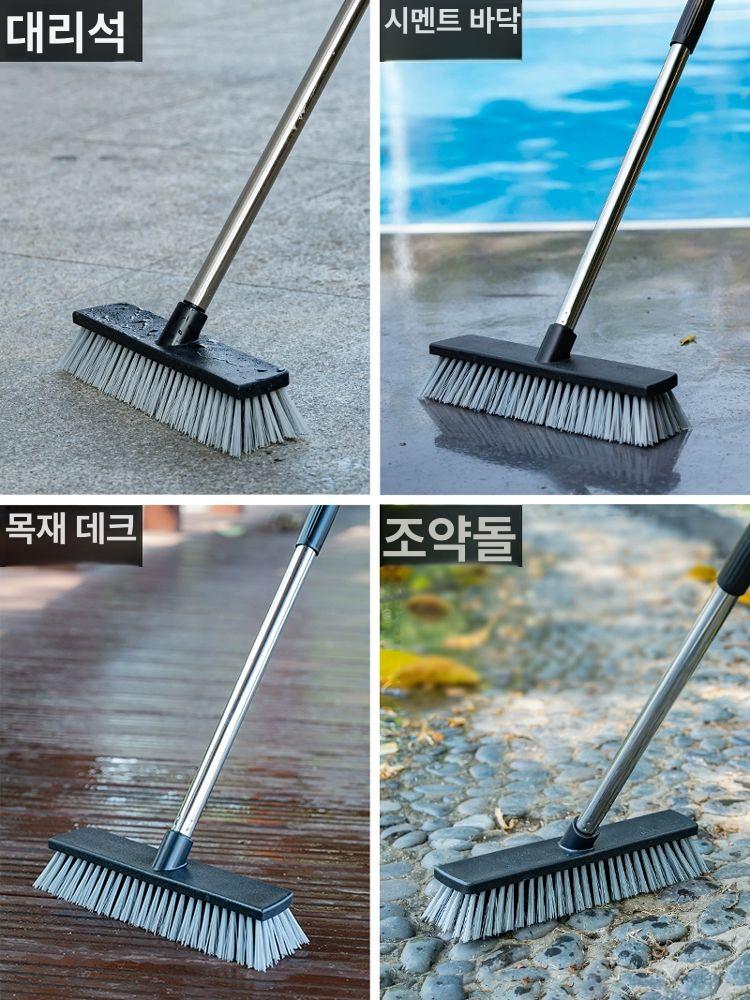 철브러쉬 수세미 밀대 쇠솔 화장실 계단 철솔 세척 제거 바닥 스틸 주방 마대 - 상세 이미지 4