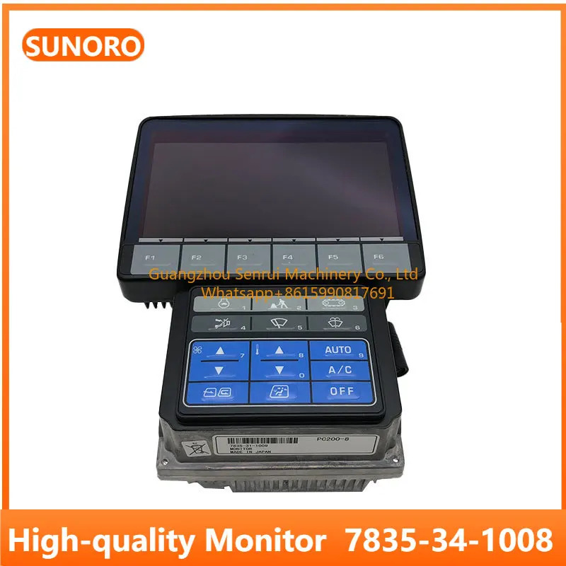 굴삭기 PC200-8 PC220-8 모니터 디스플레이 패널 7835-31-9001 7835-31-9002 7835-31-1008 7835-31-1004 7835-31-1007 7
