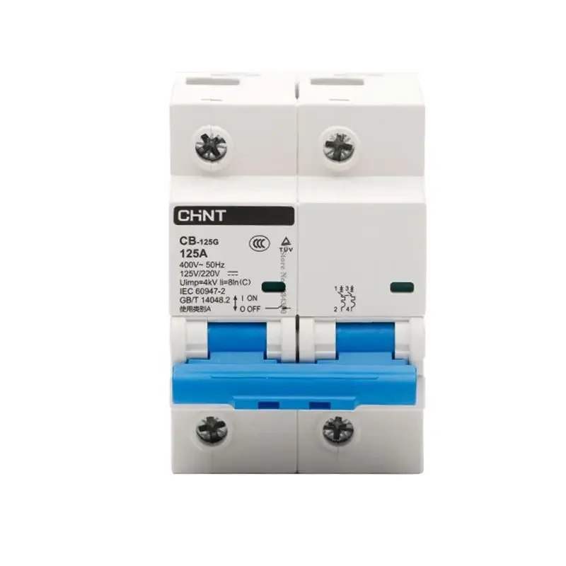 CHNT CHINT CB-125G 2P 80A 100A 125A DC 125V/220V AC400V 소형 회로차단기 MCB