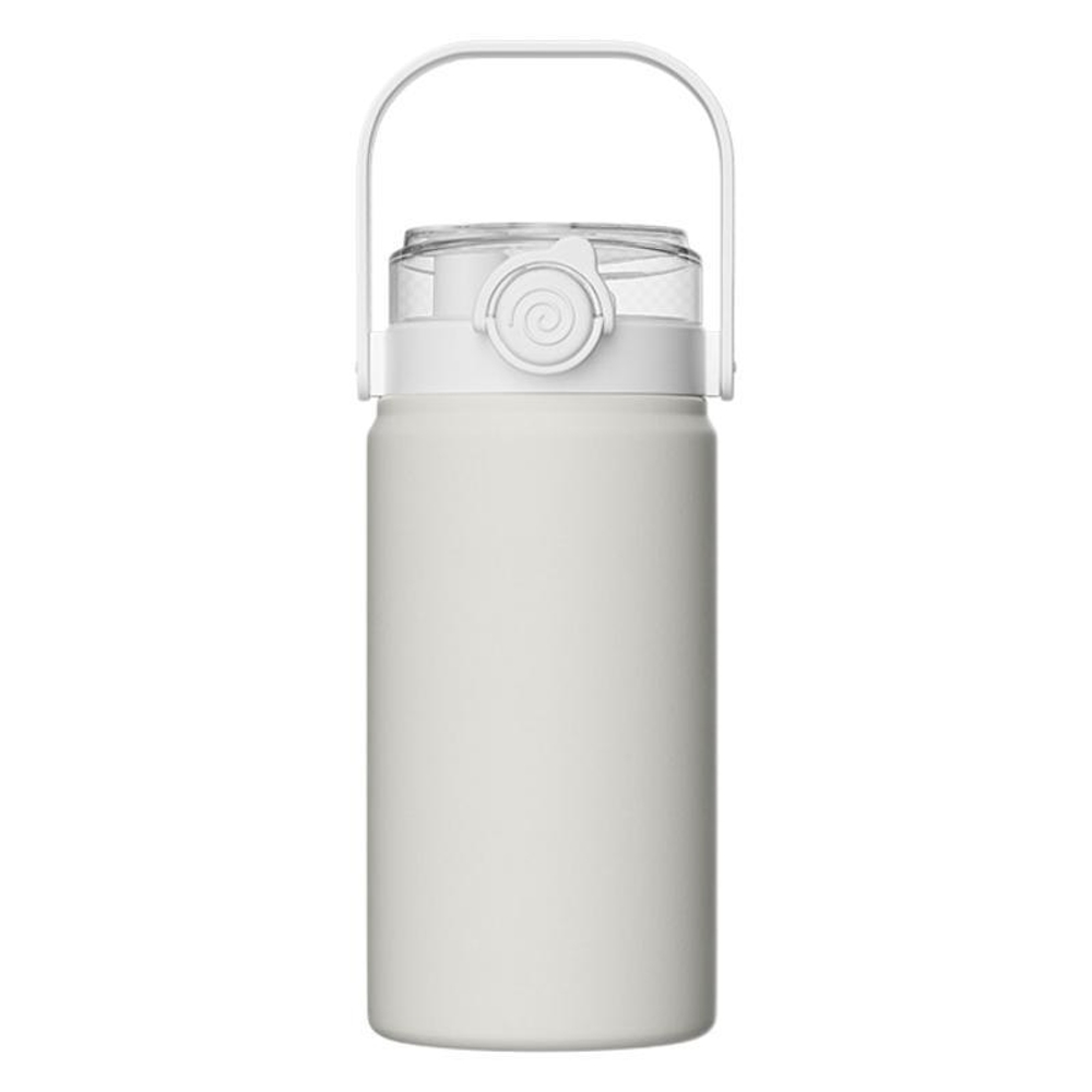 대용량 텀블러 1200ml 빨대 스테인리스 보온 보냉 316  차량용 휴대용 물병 하얀 하늘 1000ml - 상세 이미지 4