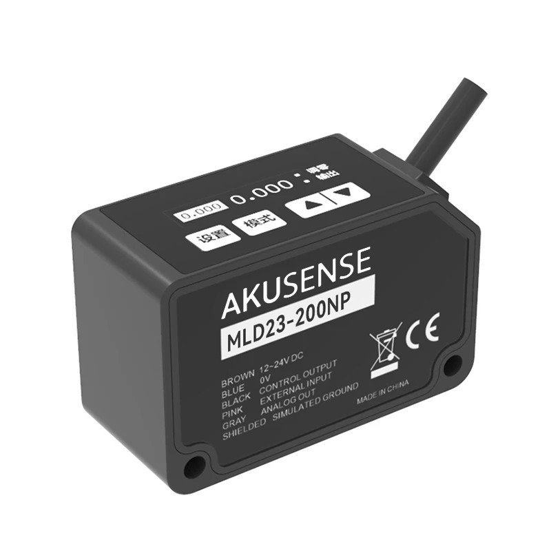 미니 디지털 디스플레이 삼각 측정 Akusense 확산 반사 변위센서 30mm 100mm 200mm