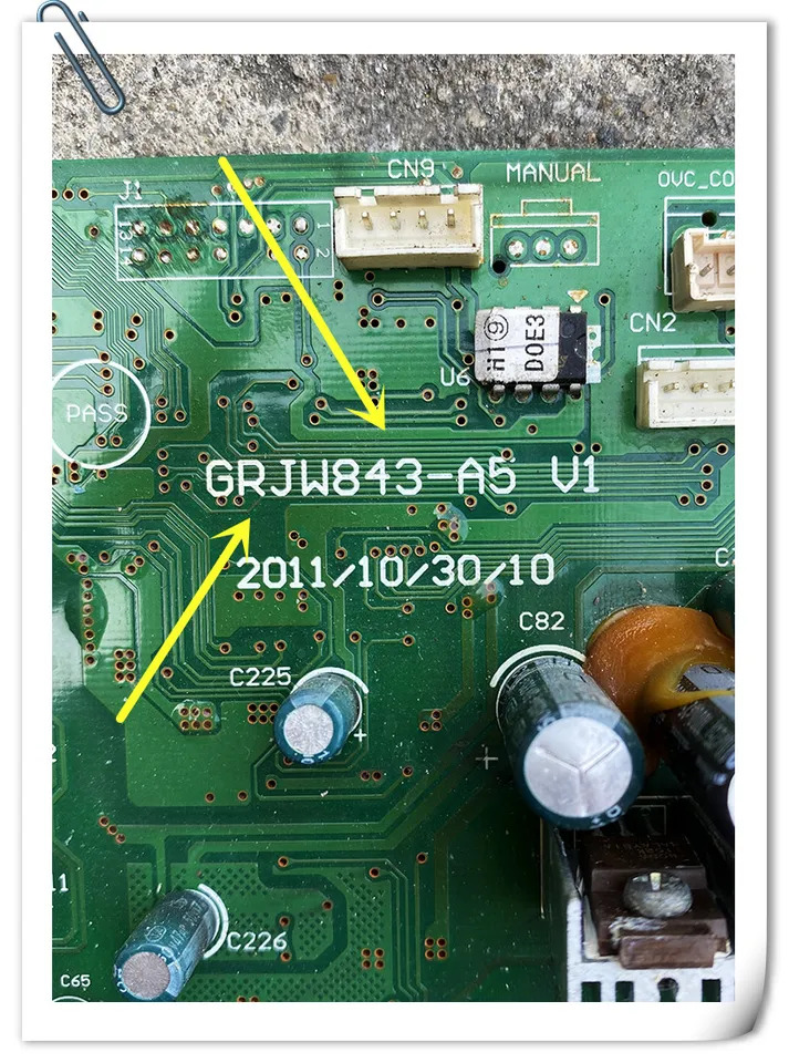 GREE 에어컨 실외 유닛 제어 보드 회로 PCB 부품 A010419
