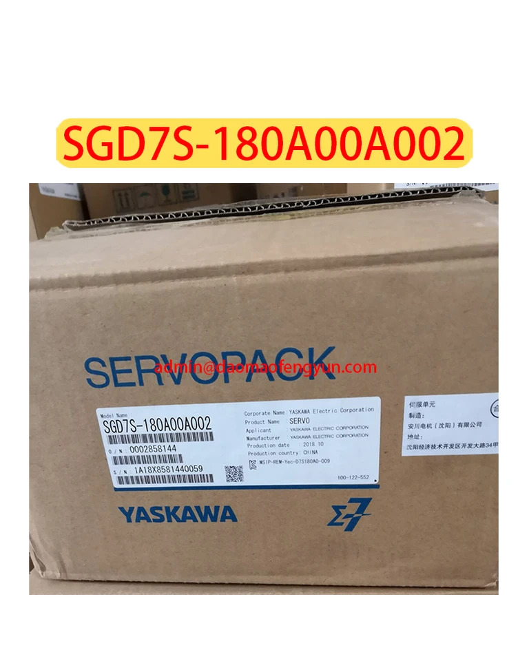 SGD7S-180A00A002 서보 드라이브 SGD7S 180A00A002 신