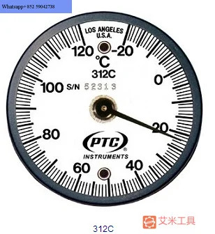 PTC 바이메탈 온도계 312C 313C 314C 315C