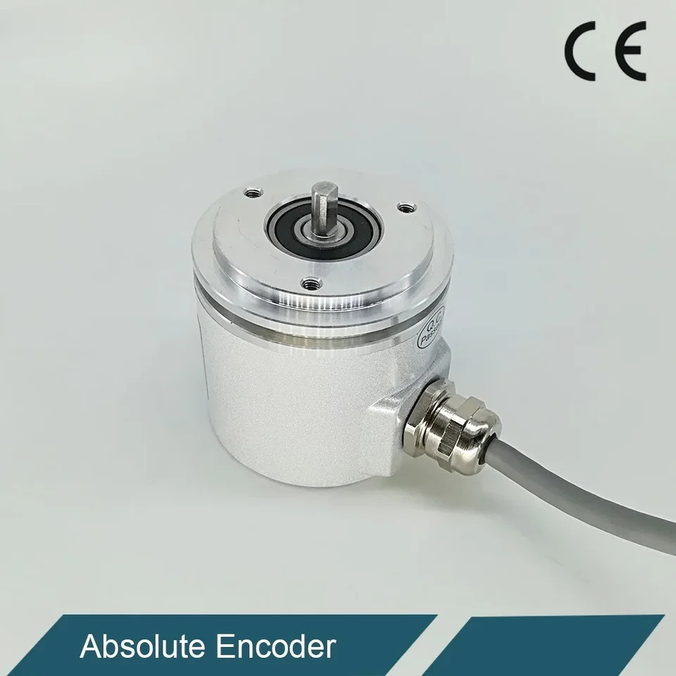 멀티 턴 절대 마그네틱 로터리 인코더 RS485 출력 CAX60S24E06R4B 24 비트