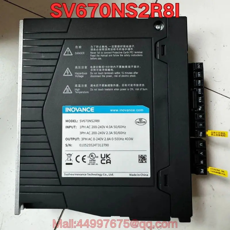 리퍼 SV670NS2R8I 서보 드라이브 기능 리퍼는 정상
