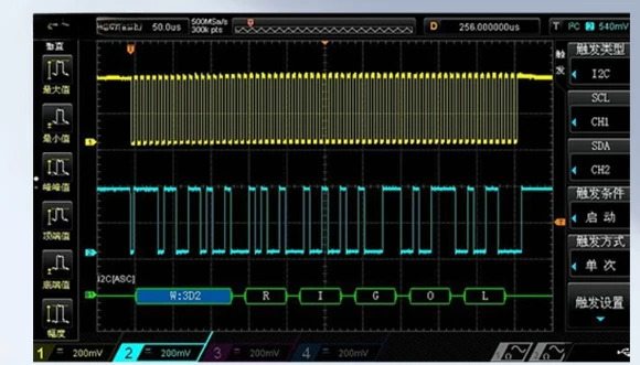 디지털 오실로스코프 듀얼 채널 1G 샘플링 레이트 DS1202Z-E 24M 200M
