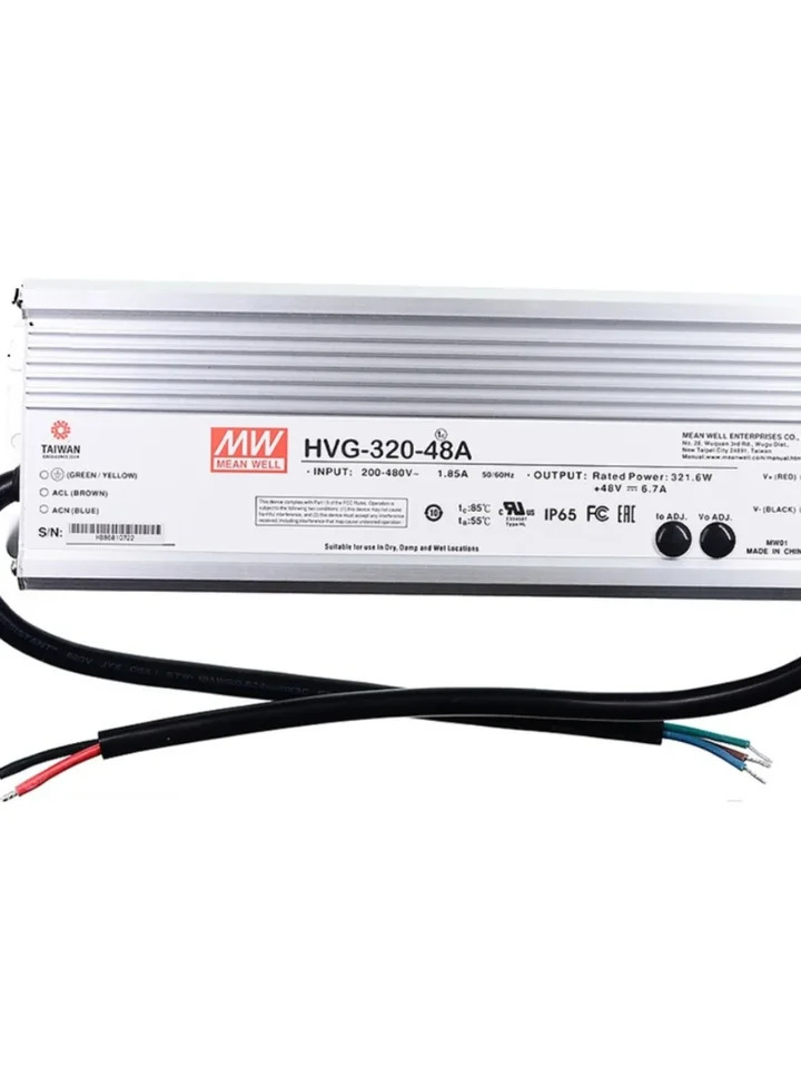Mingwei 전원공급장치 정전류 정전압 LED 드라이버 HVG-320-24A 30A 36A 42A 48A 54A 320W