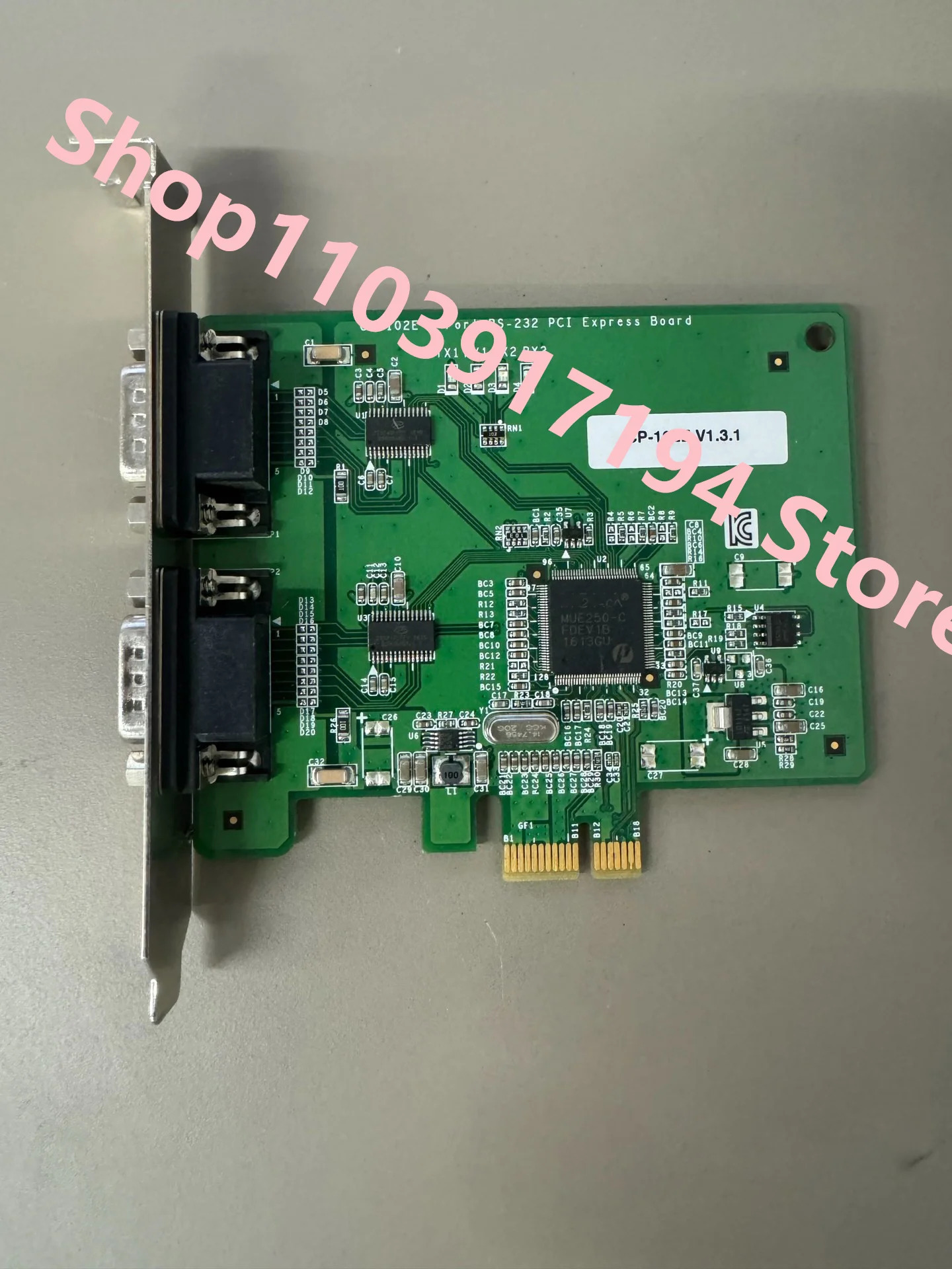 MOXA CP-102E PCIE 슬롯 RS232 멀티 시리얼 카드 2 포트