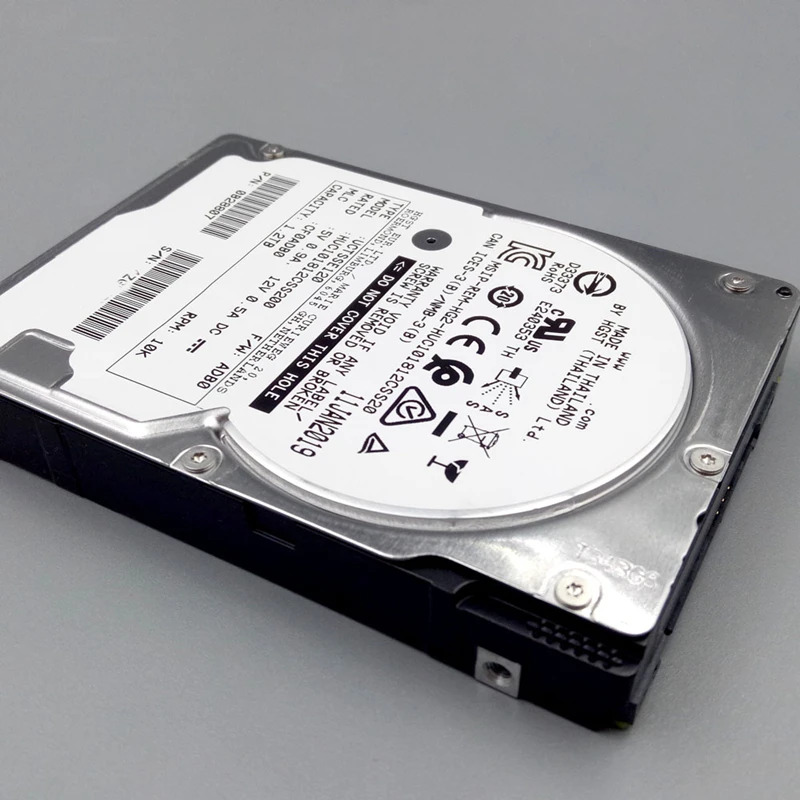 Hgst 1.2TB SAS오리지널 HDD 2.5 인치 12 Gb/s 128MB 10000RPM 엔터프라이즈 HUC101812CSS200 내부 신