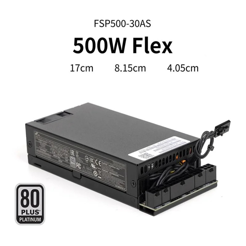 FSP 80Plus Platinum FLXE- 소형 1U K39 500W 전원공급장치 FSP500-30AS새 원본 PSU