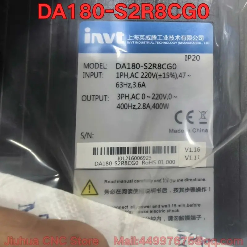 DA180-S2R8CG0 서보 드라이브