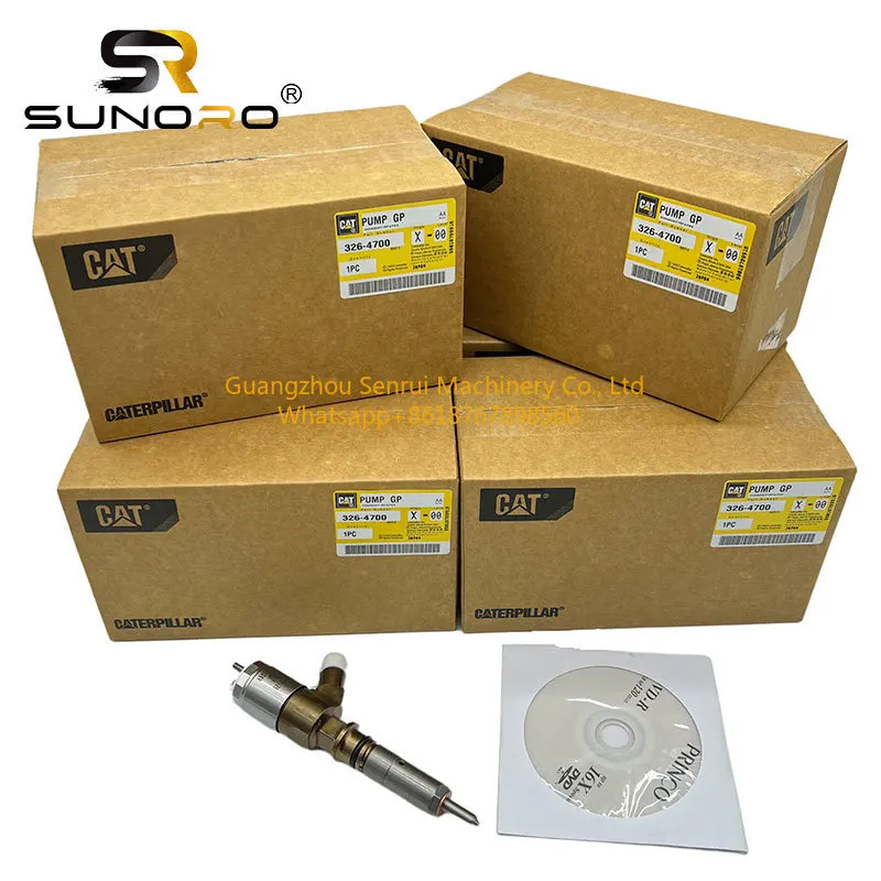 SUNORO 디젤 인젝터 CAT 312D 굴삭기 C4.2 C6.4 엔진326-4756 32F61-00014
