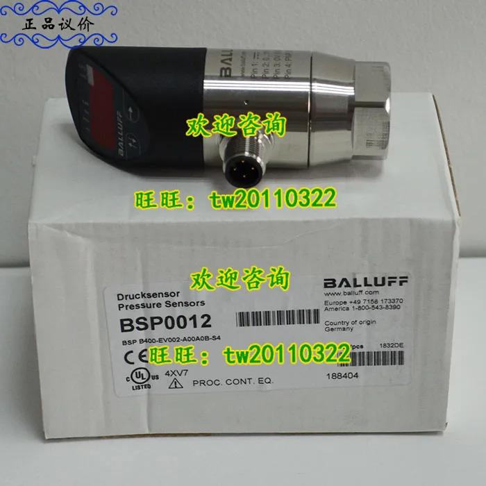 물리 BSP B400-EV002-A00A0B-S4 독일 발루프 센서