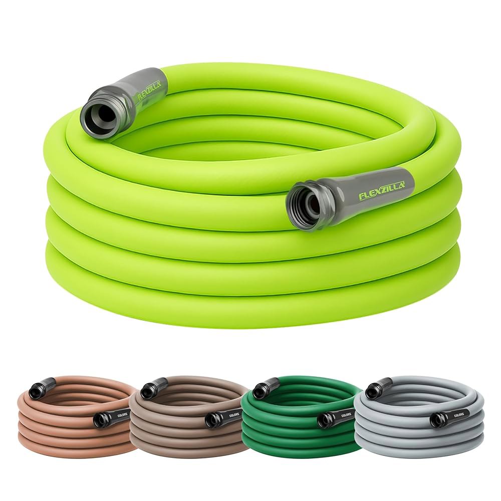 Flexzilla 가든 호스 5/8인치 x 50피트, 경량 전천후 워터 호스, 내구성과 유연성, 누수 없는 연결부 - 상품 이미지
