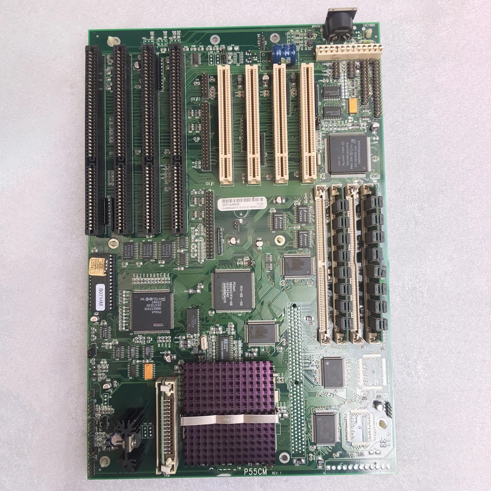 오리지널 마이크로 산업제어 마더보드CPU 메모리 전송 P55CM