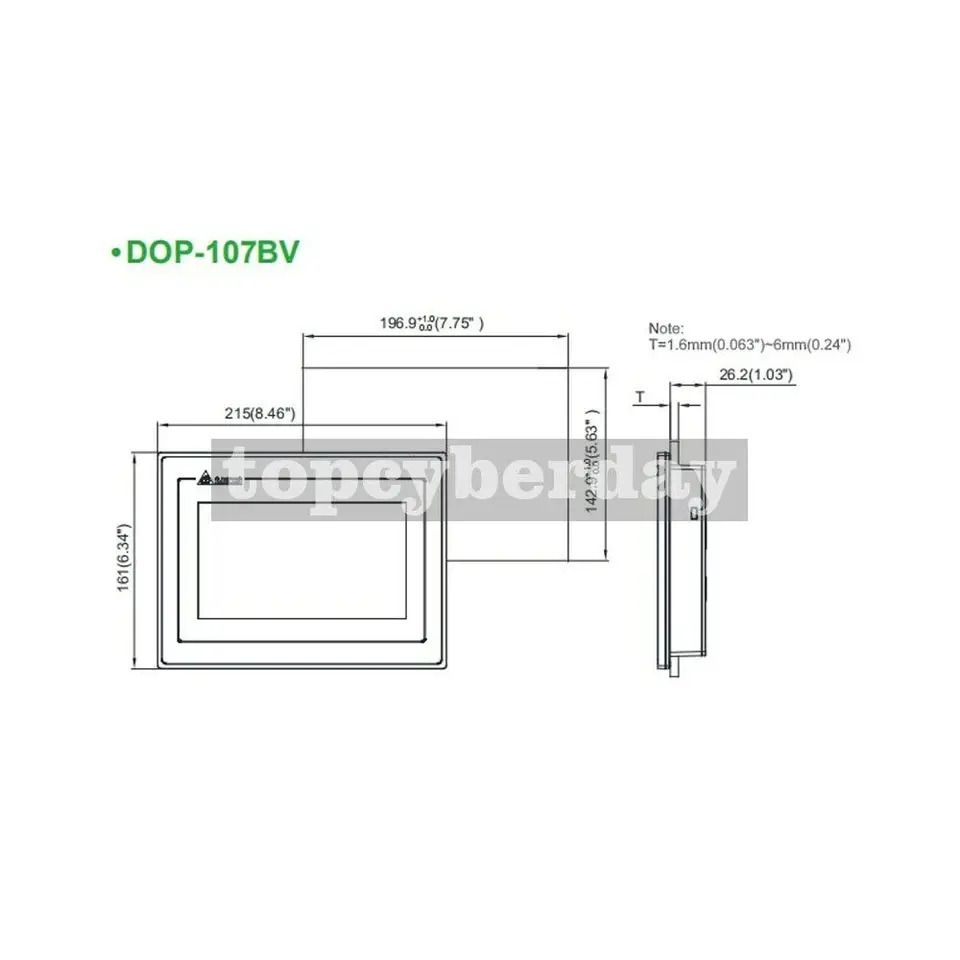 델타 DOP-107BV HMI 터치 스크린 머신 인터페이스 DOP-B07SS411 교체 7 인치