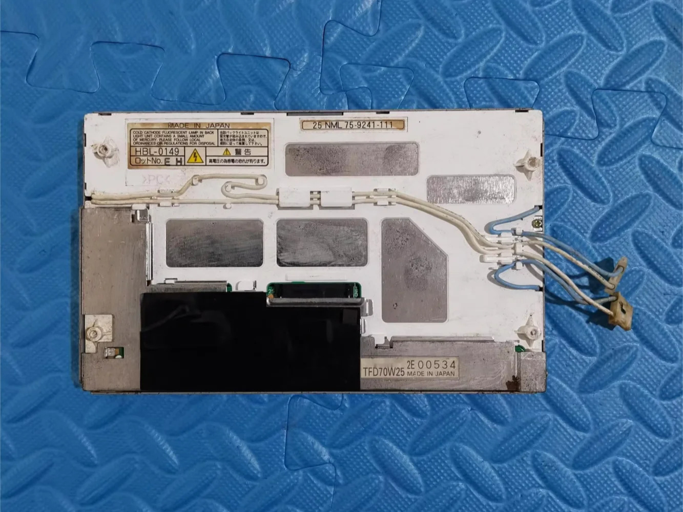 오리지널 7인치 TFD70W25 LCD 디스플레이 화면