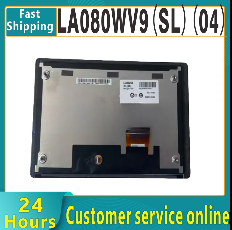 Frete gratis 노바 마르카 오리지널 LCD 디스플레이 LA080WV9 SL 04 8.0 인치