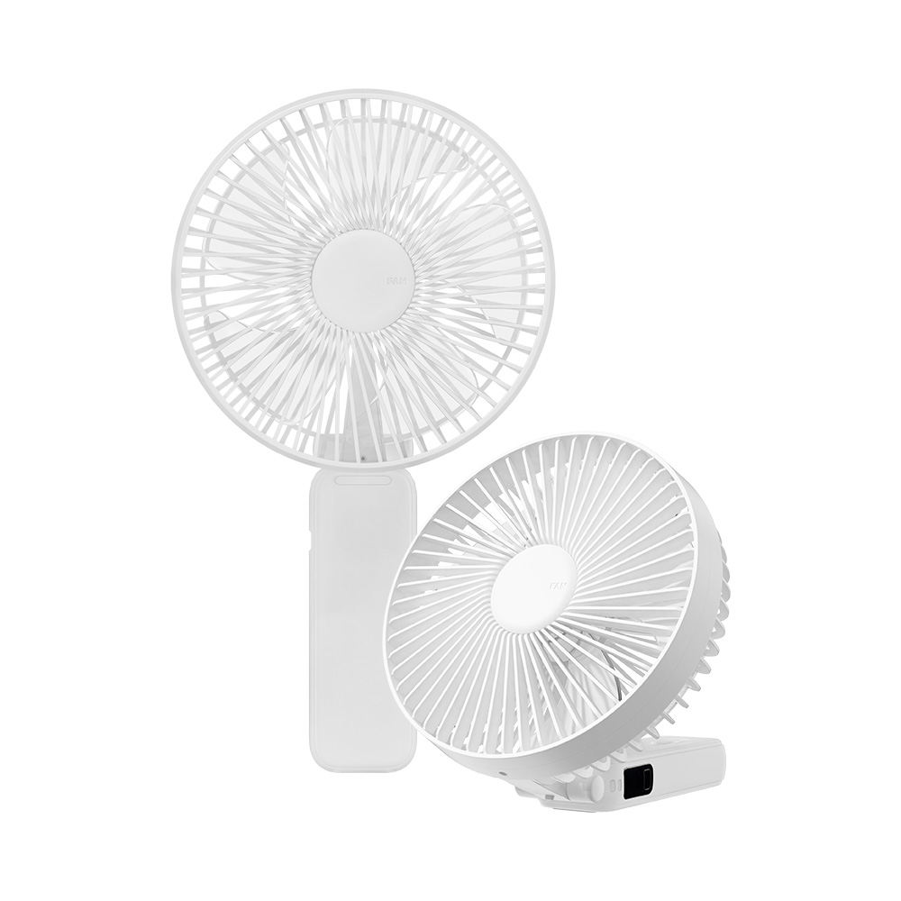 1+1 애니클리어 폴더블 휴대용선풍기 빅팬 LED 무선 손풍기 FH20 상품 이미지