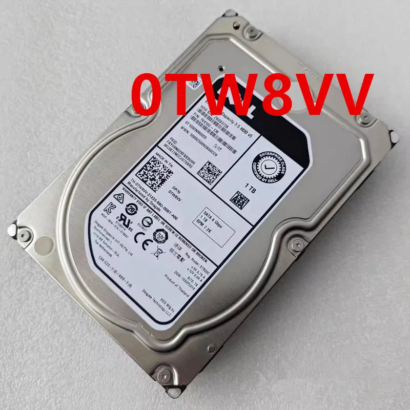 내부 하드 드라이브 0TW8VV TW8VV ST1000NM0055DELL 1TB 3.5 SATA 64MB 7.2K거새
