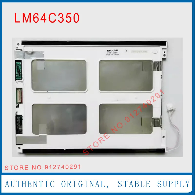 샤프 오리지널 LCD 디스플레이 스크린 패널 LM64C350 10.4 인치 LM64C35P 640x480