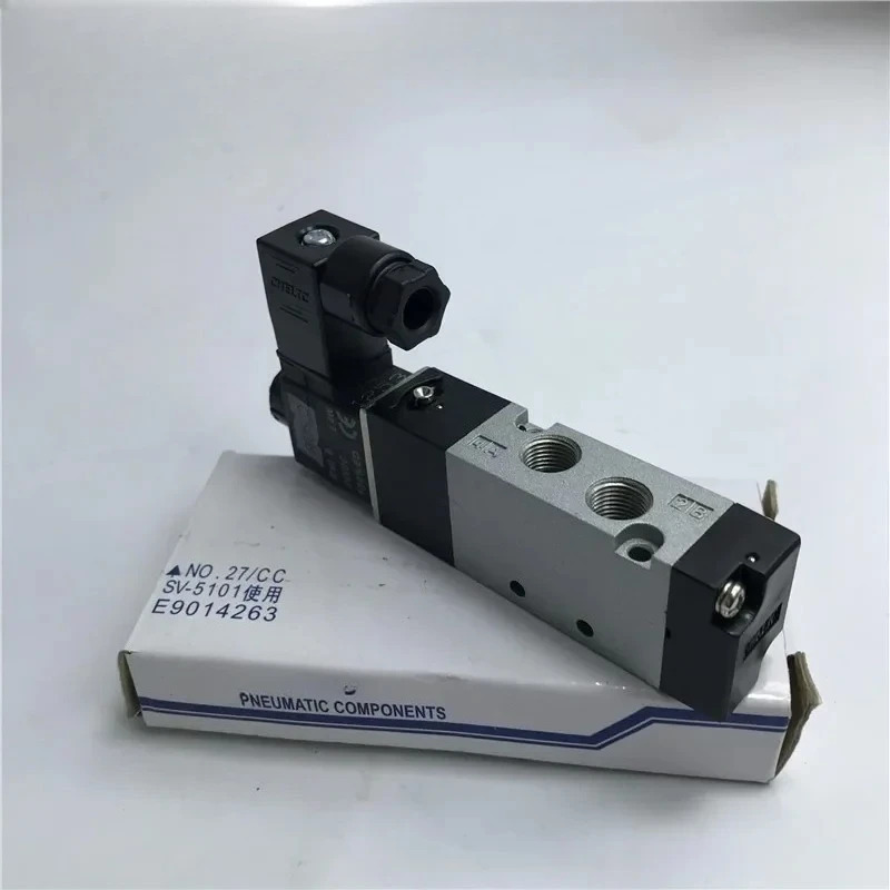 솔레노이드 밸브 SV-5101 SK5101 공압 방향 2위치 5방향 단일 전원