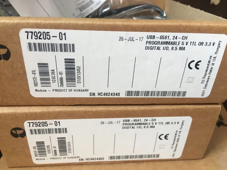 미국 NI USB-6501 24 채널 8.5 MA 779205-01 음성 입력 신