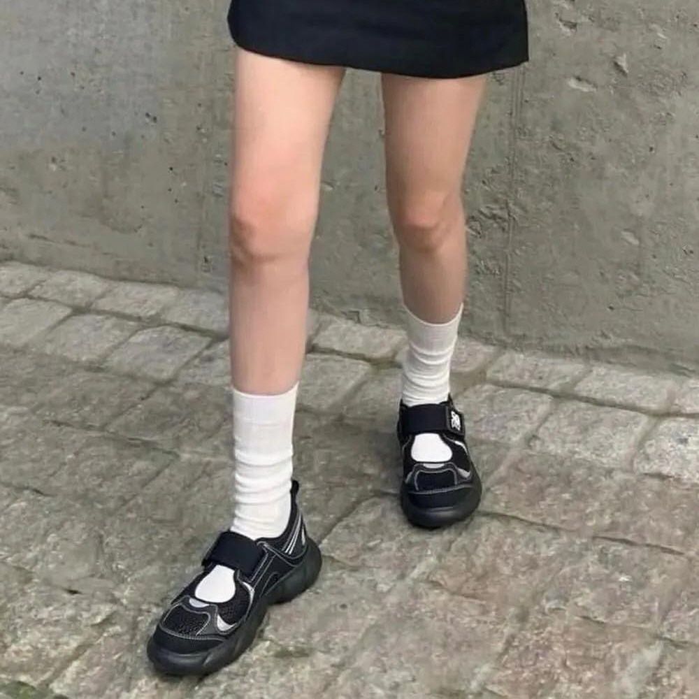 뉴발란스 230 샌들 벨크로 스트랩 여성 데일리 신발 블랙 실버 G23022S - 상세 이미지 5