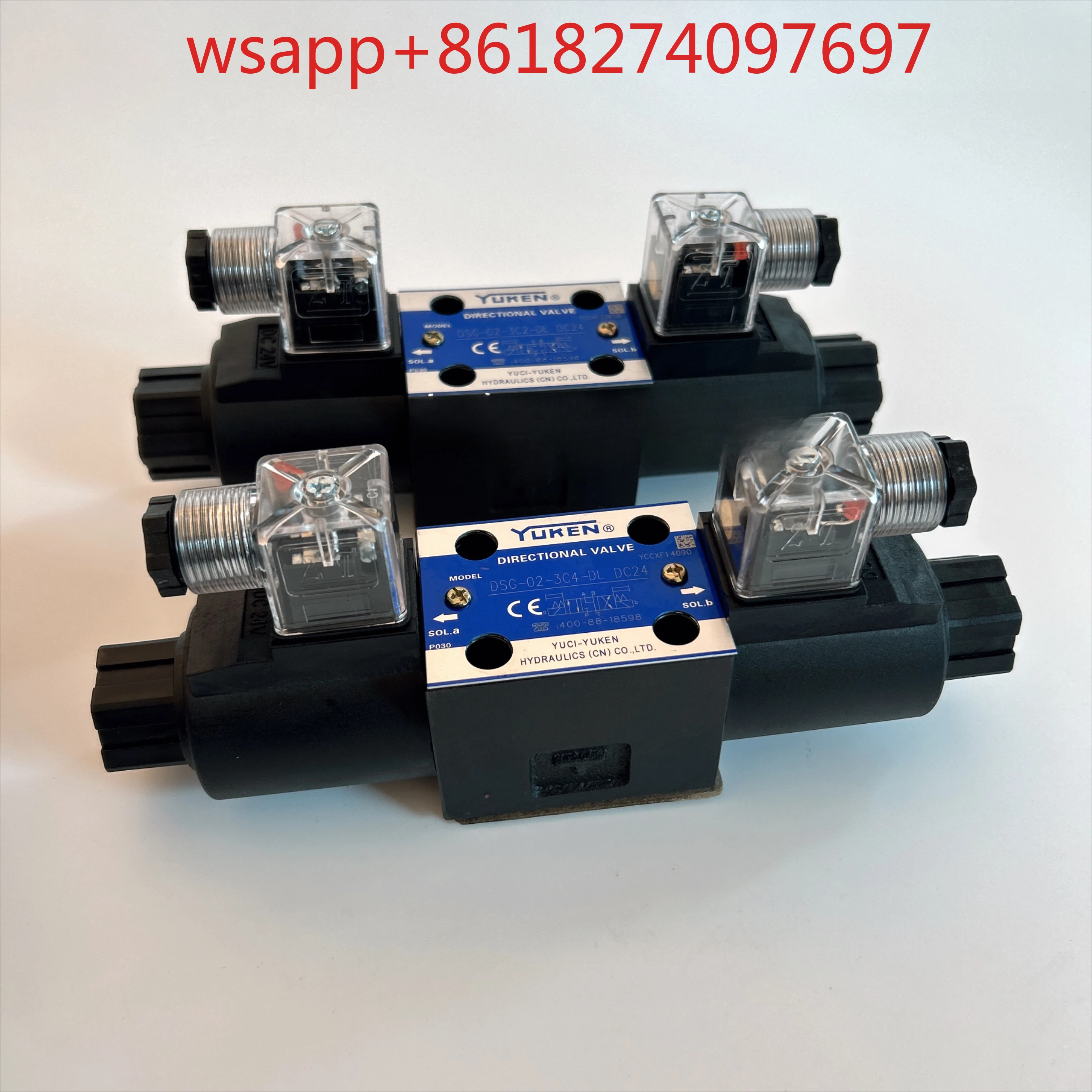 유압 솔레노이드 밸브 방향 DSG-02-3C2 3C4 DC24 YUKEN