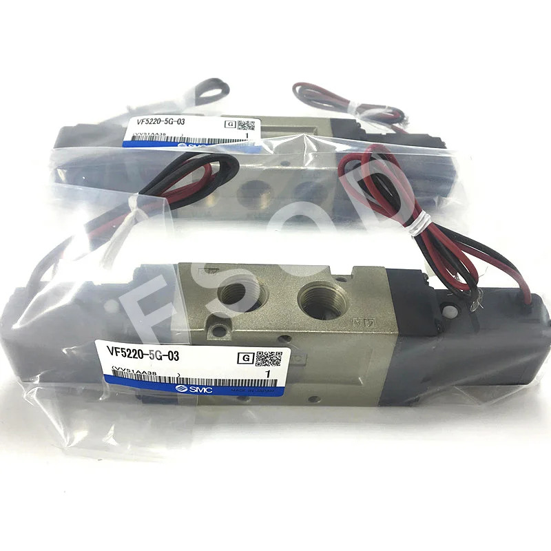 VF5220-5G5GZ5GZB-03 VF5220-4D1-02 FSQD SMC 솔레노이드 밸브 전자기 공압 부품 VF5000 시리즈