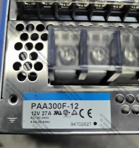 스위칭 전원공급장치 PAA300F-12 12V 27A AC100-240V 완전 작동 가능. 리퍼를 거쳤습니다.