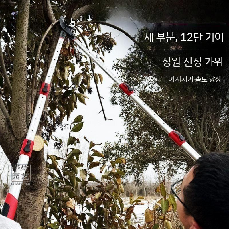 정원용 가지치기 도구 전동 분재 식물 전지가위 트리밍 기삼 브러시리스 텔레스코핑 전기 원예 - 상세 이미지 2