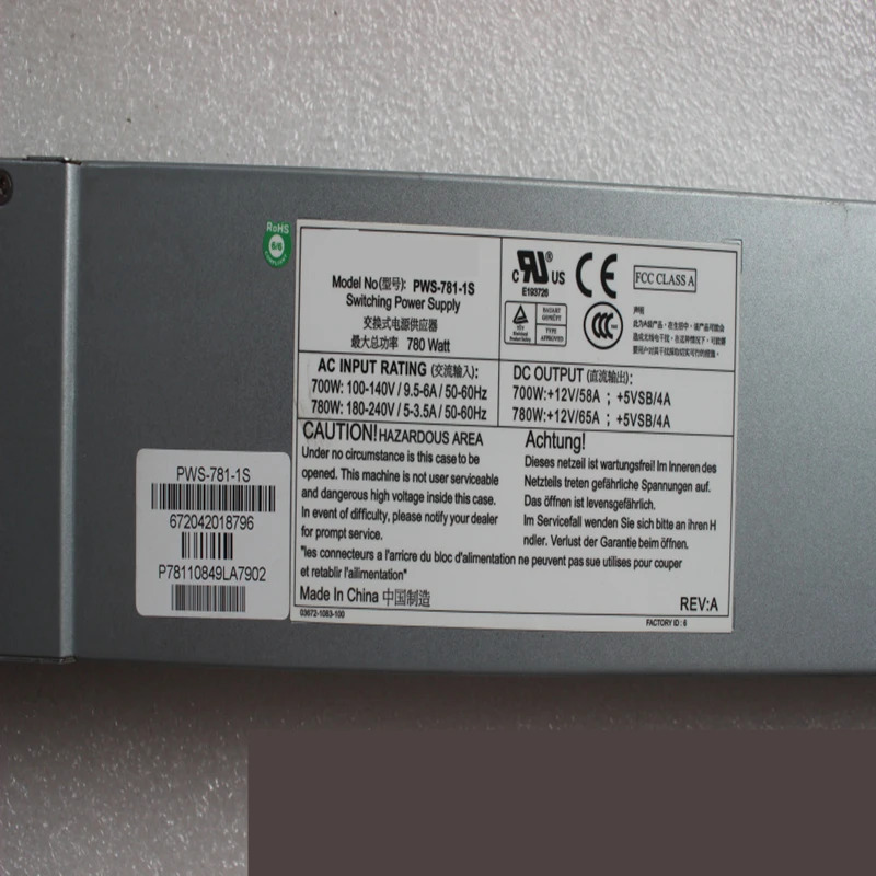 에이블컴PSU 780W 전원공급장치 PWS-781-1S 신
