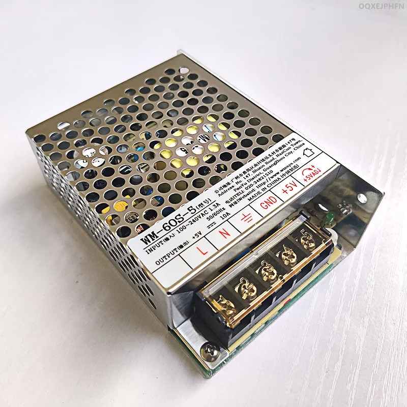 WANGM호환A 5V10A 12V5A 24V2.5A 60W WM-60S-5 WM-60S-12 WM-60S-24 새 전원공급장치