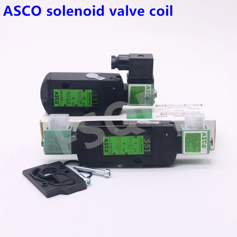 ASCO 솔레노이드 밸브 SCG551A001MS G551A002MS G551A017MS G551A018MS 코일