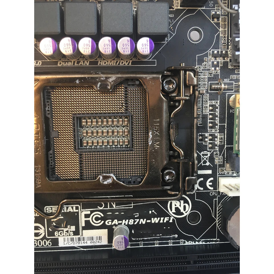 기가 바이트호환 마더보드1150 핀 ITX 미니 보드 17x17 DDR3 GA-H87N-Wifi