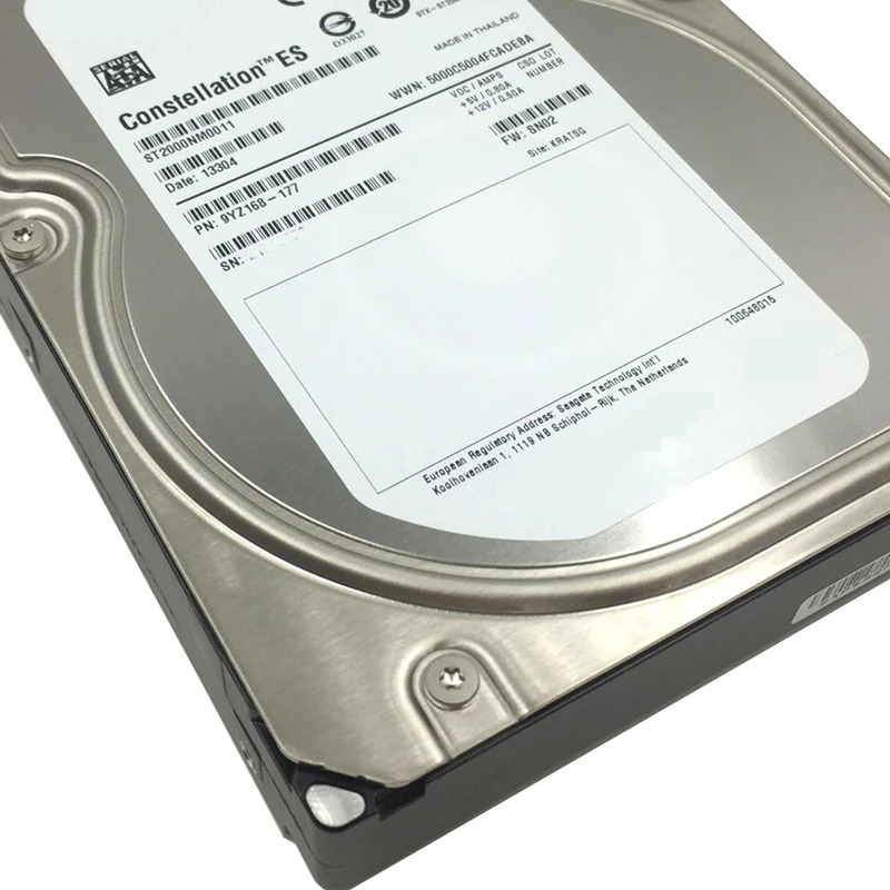 씨게이트오리지널 HDD 2TB 3.5 인치 SATA 6 Gb/s 64MB 7200RPM 엔터프라이즈 ST2000NM0011 내장 신