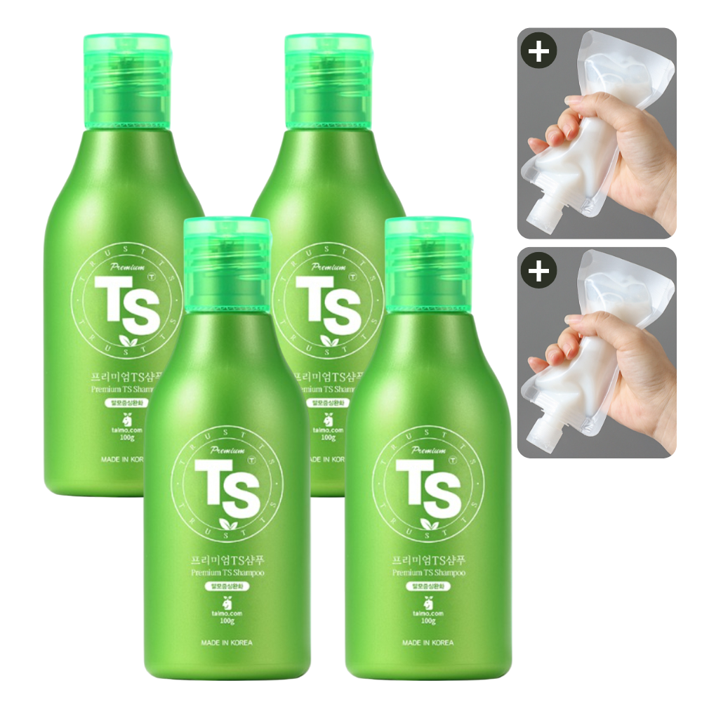 TS 프리미엄 탈모샴푸 100g, 4개 - 상품 이미지