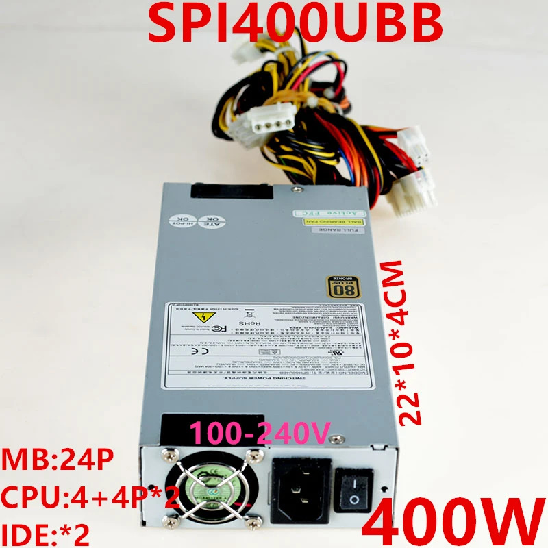 FSP 80 플러스 브론즈 표준 전원공급장치 SPI400UBB PSU 1U 400W 신