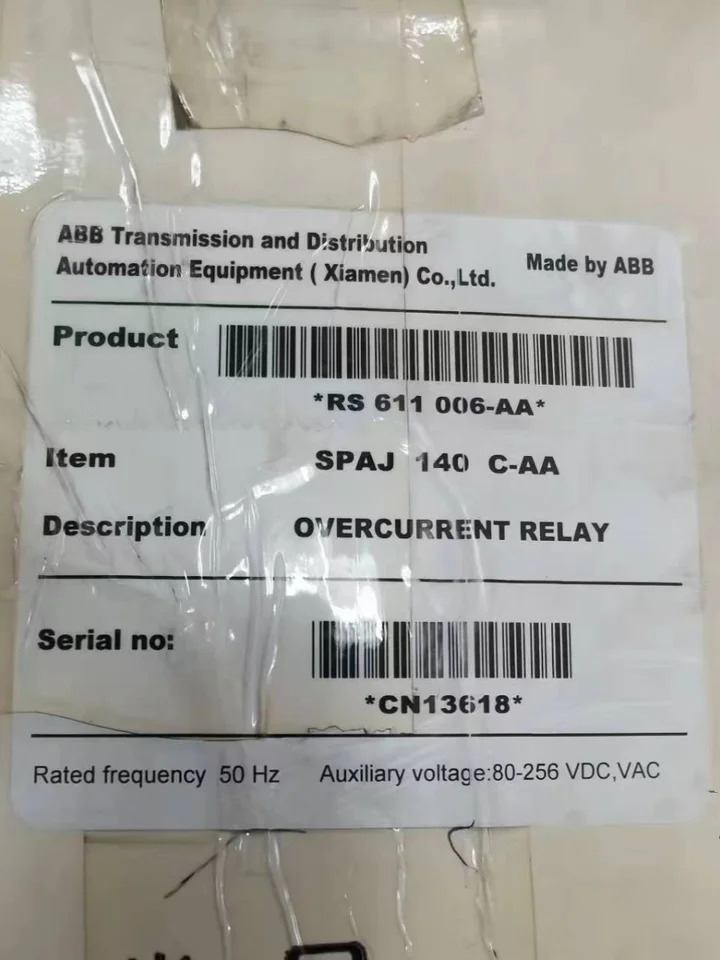 ABB 종합 보호 릴레이 SPAJ 140 C-AA SPCJ 4D29 와 오리지널 포장 교섭